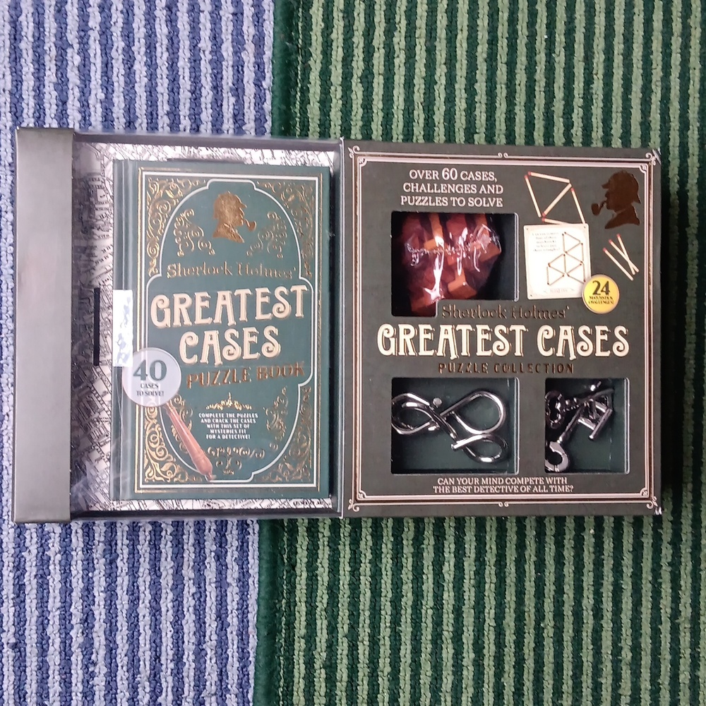 Sherlock Holmes GREATEST  CASES PUZZLE COLLECTION Over 60 Cases, Challenges and